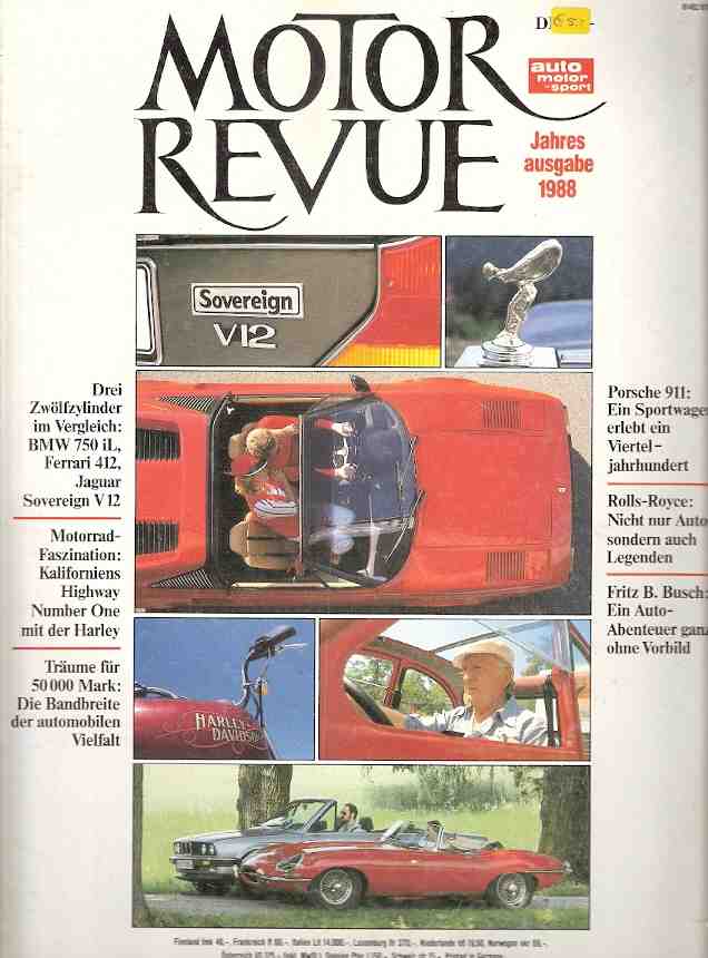 Motor Revue Jahresausgabe 1978/79 