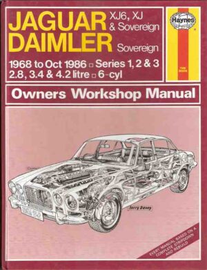 Jaguar XJ - XJ6 & Sovereign, 1968-1984 Owners Workshop Manual.