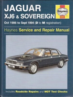 Jaguar XJ6 & Sovereign, 1986-1994 service and repair manual