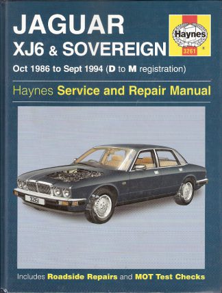 Jaguar XJ6 & Sovereign, 1986-1994 service and repair manual