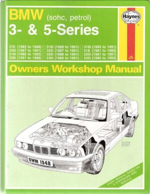 BMW 3 and 5 Series Service and Repair Manual, 1981-1993