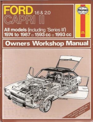 Ford Capri 1.6 & 2.0, 1974 - 1987