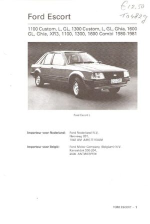 Ford Escort, 1980 - 1981
