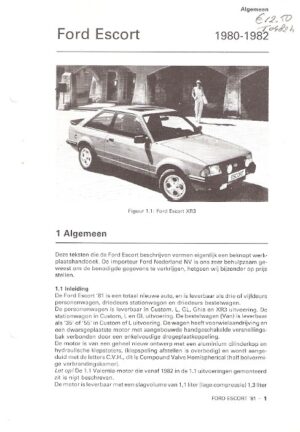 Ford Escort, 1980 - 1982