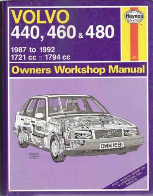 Volvo 440, 460 and 480 owners workshop manual, 1987 - 1992