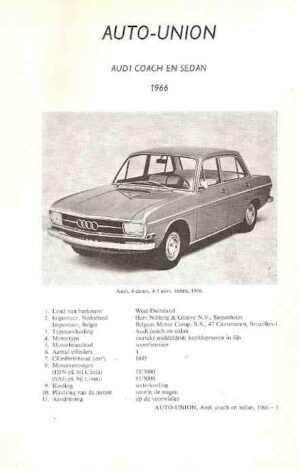 Auto-Union Audi, 1966