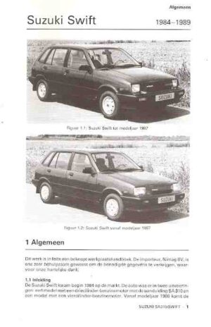 Suzuki Swift, 1984 - 1989
