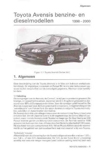 Toyota Avensis, 1998 - 2000