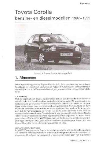Toyota Corolla, 1997 - 1999
