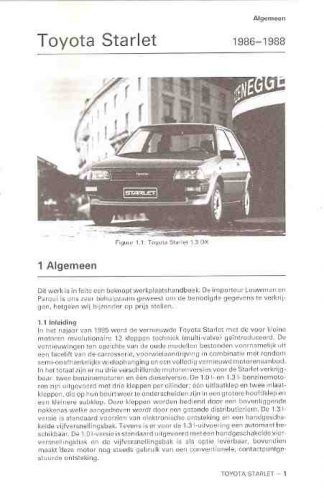 Toyota Starlet, 1986 - 1988