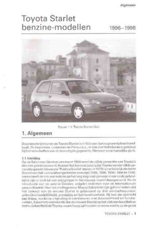 Toyota Starlet, 1996 - 1998