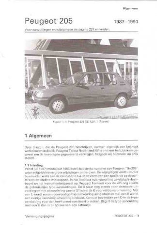 Peugeot 205, 1987 - 1990