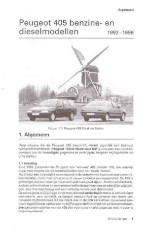Peugeot 405, 1992 - 1996