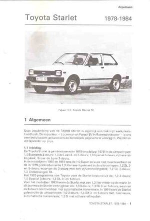 Toyota Starlet, 1978 - 1984