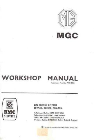 MGC workshop manual