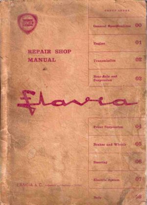 repair shop manual Flavia
