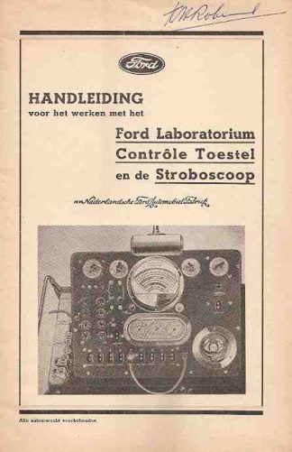 Ford Laboratorium Controle toestel