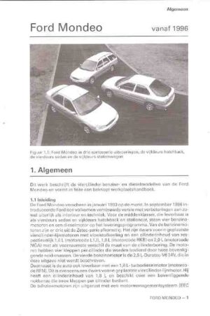 Ford Mondeo, 1996 - 1999