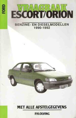 Ford Escort - Orion, 1990 - 1992