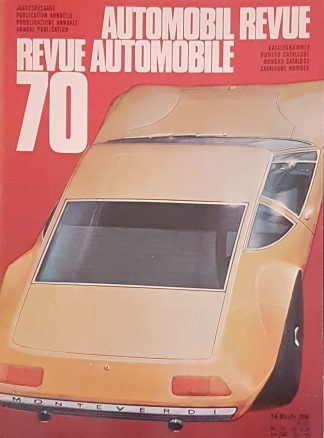 Automobil Revue 1970, Revue Automobile 1970