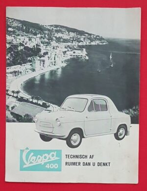 Vespa 400 brochure